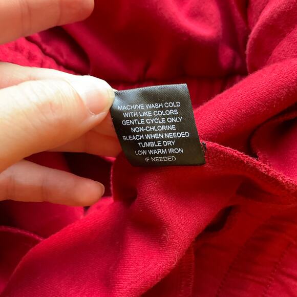 Nike Men’s Red Tech Fleece Jogger Sweatpants Size 2XL Athletic Fit Drawstring - Picture 5 of 8